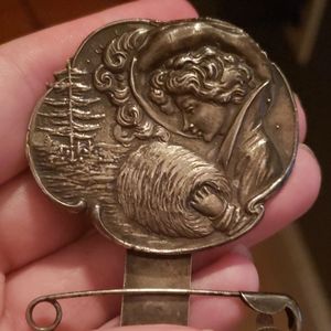 Vintage victorian sterling silver bookmark